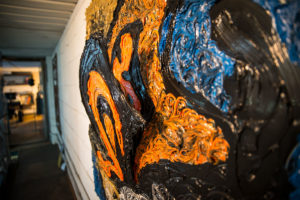 Più forte - silicone su acciaio zincato - 120x120