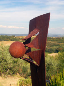 Potenza acciaio corten cm 168x70
