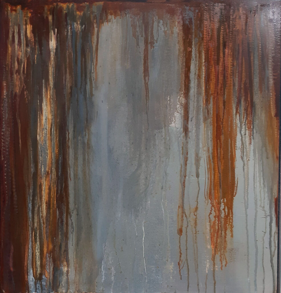 Particolare di quadro Ossidazioni - Nascosto